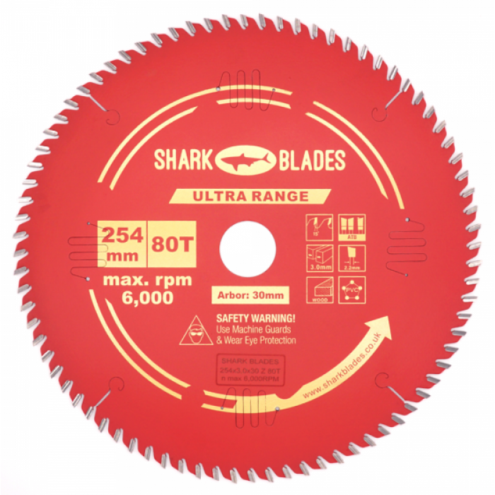 TCT Circular Saw Blade 254mm 80 Teeth